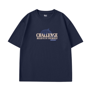 班尼路S&K系列潮流短袖男款夏季男生纯棉印花五分袖宽松休闲半袖A