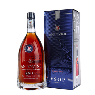 法国进口安托万世家ANTOVINE白兰地洋酒VSOP700ml礼盒装