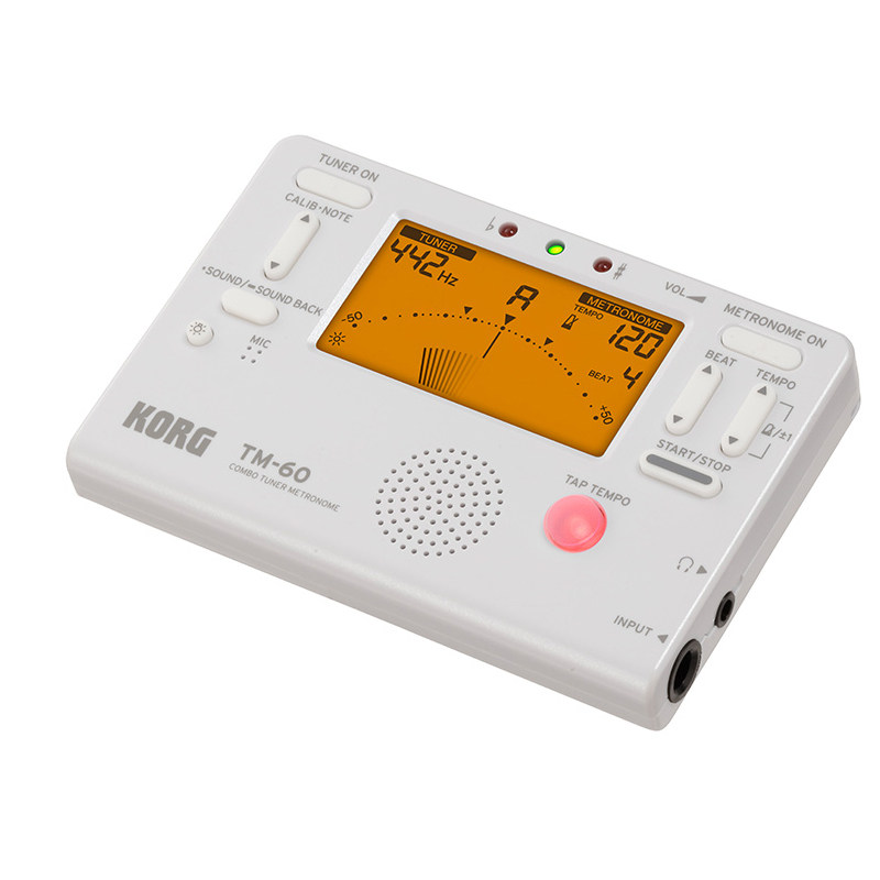 日本KORG电子校音器节拍器拾音夹