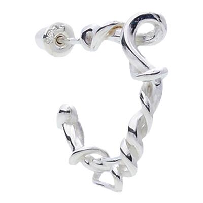 VIXTORM正品S925纯银扭曲手工