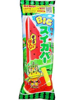 乐天日本大支网红巧克力豆西瓜