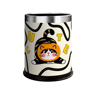 创意萌宠垃圾桶卡通新款家用室内客厅卧室儿童房可爱卡通创意