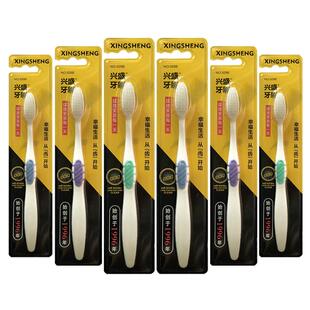 兴盛 成人软毛牙刷 6支装 牙刷成人 软毛 家用批发价 批发价 包邮