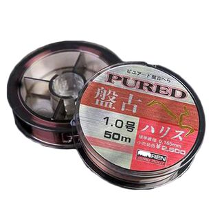 名人盘古50米鱼线钓鱼线 棕色道系主线透明子线包邮