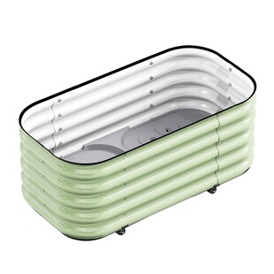 种菜种植箱不锈钢户外庭院长方形花盆长条型阳台专用铝合金蔬菜箱