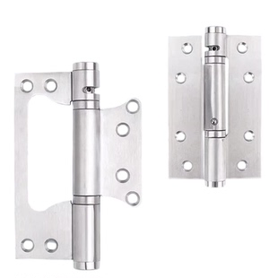 隐形门子母合页液压缓冲阻尼回弹不锈钢弹簧自关门闭门器铰链暗锁