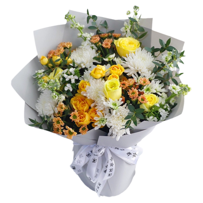 菊花扫墓清明节祭拜花束