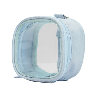 溜娃包10cm外出包痛包透明收纳包棉花娃娃展示盒拉布布保护套防尘