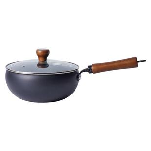 乐扣乐扣锤纹大肚铁锅精铁不粘炒锅家用炒菜电磁炉无涂层燃气灶