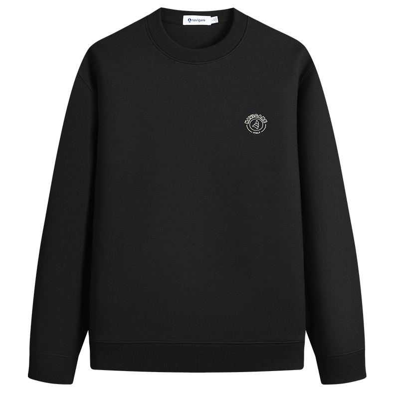 Navigare意大利小帆船圆领卫衣男2025秋季新款休闲套头长袖T恤