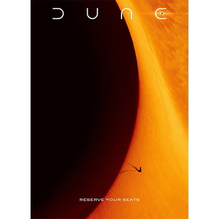 沙丘12海报科幻电影海报房间卧室背景墙维伦纽瓦古典科幻太空歌剧