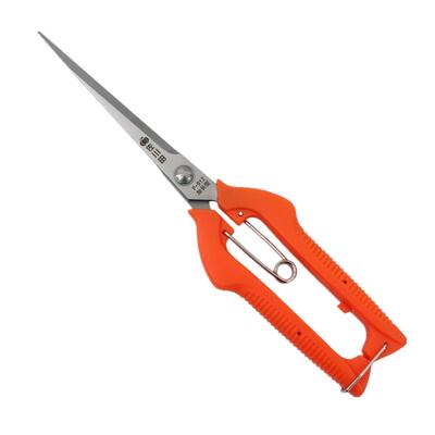 佐川田912加长修枝剪不锈钢家用葡萄花卉采果蔬果剪柑橘花椒剪刀