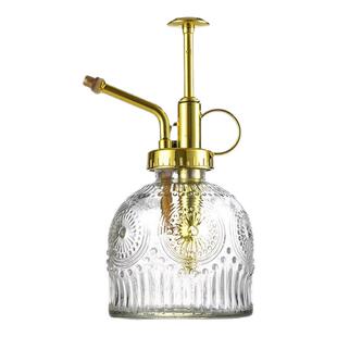 新款浮雕复古玻璃喷壶园艺家用洒水壶气压式消毒清洁喷雾壶浇花壶