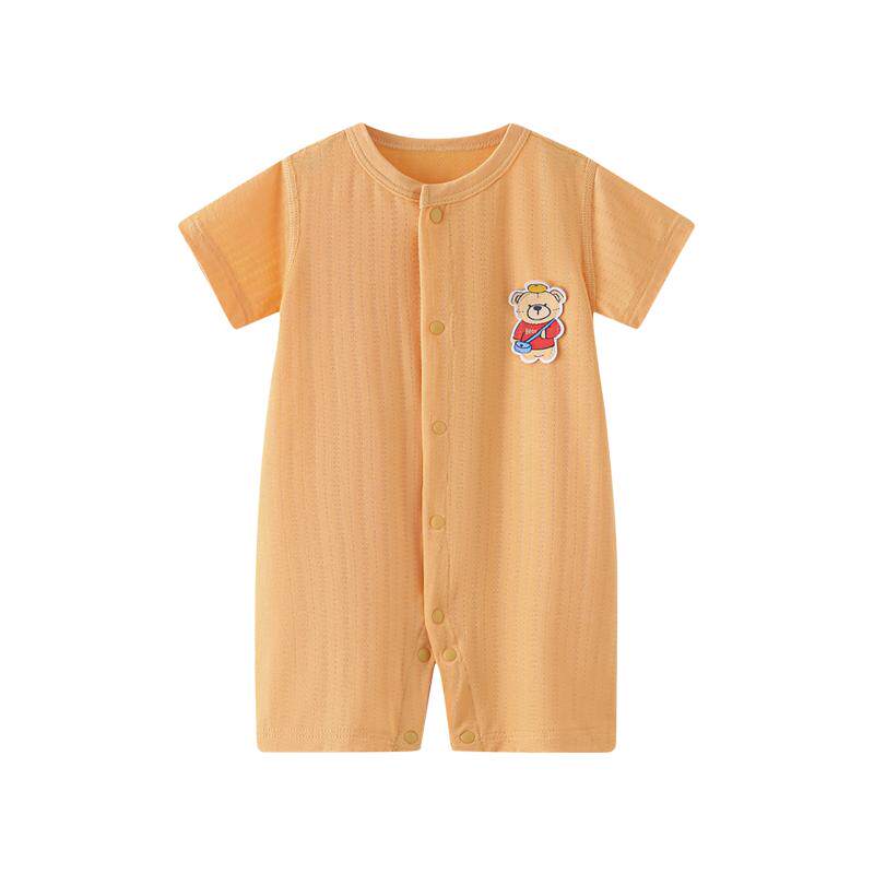 衣服莫婴幼儿连体衣短袖短爬