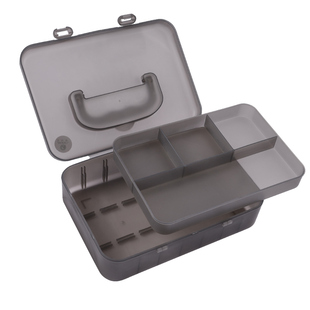 马利素描铅笔盒大容量美术生专用双层透明炭笔盒小学生分隔文具盒实用型初中生学习用品收纳盒单层塑料画笔盒