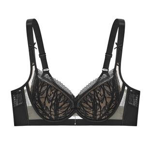 夏娃之秀内衣女夏薄款大胸显小无痕防下垂2026新款爆款洞洞杯文胸