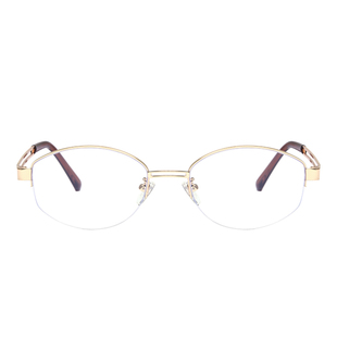 侯明昊同款半框眼镜男老钱风近视可配度数防蓝光眼睛镜架backbone