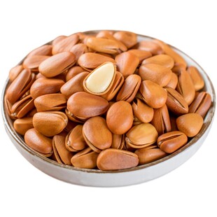 新货东北长白山特产手剥特大开口红松子原味150*8袋礼盒装