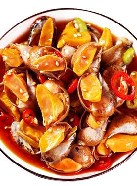 香辣老婆脚鲍鱼螺小海鲜熟食