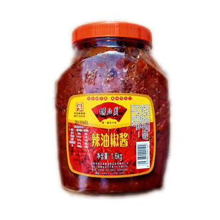包邮胡玉美辣油椒酱安庆特产辣椒酱调味酱1.6公斤拌面拌饭下饭酱