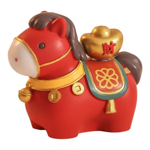 チュシンミ-2026马年马上有好运盲盒摆件办公室桌发财本命年礼物