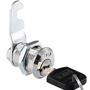 更衣柜锁文件柜锁信箱偏心转舌锁铁皮柜子锁储物柜锁柜门锁芯锁头