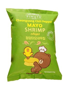 韩国进口趣莱福鲜虾片青阳辣椒蛋黄酱薯片膨化韩式零食休闲大礼包