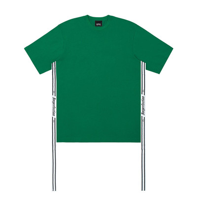 XPX周柏豪侧飘带圆领短袖T恤