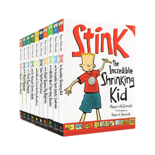 【自营】英文 Stink The Incredible Shrinking Kid 系列10册 桥梁 Judy Moody 小朱迪姐弟篇 7-12岁 Megan McDonald