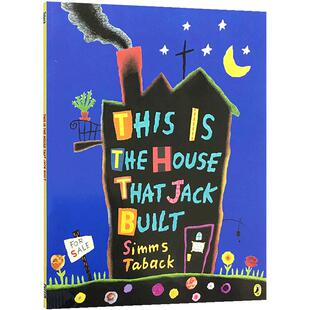 英文原版This is the House that Jack Built这是杰克建的房子名家SimmsTaback凯迪克银奖儿童英语启蒙认知图画书绘本亲子互动读物