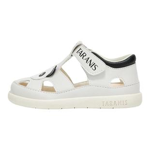 泰兰尼斯夏季童鞋包头防踢男童熊猫凉鞋软底镂空女宝宝机能学步鞋