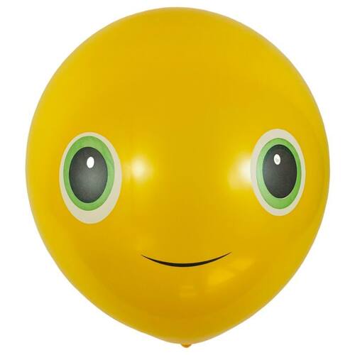 12寸18寸小龙气球户外加厚儿童无毒卡通可爱笑脸表情内球摆地摊