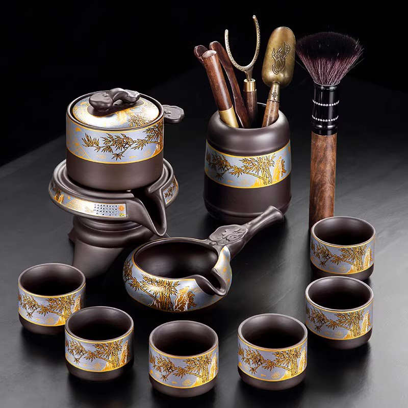 紫砂茶具套装家用轻奢高档懒人自动泡茶神器功夫茶杯茶壶2025新款