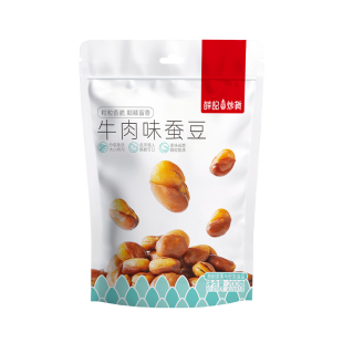 【48元任选8件】薛记炒货牛肉味蚕豆200g/袋多味花生蟹香豆瓣零食