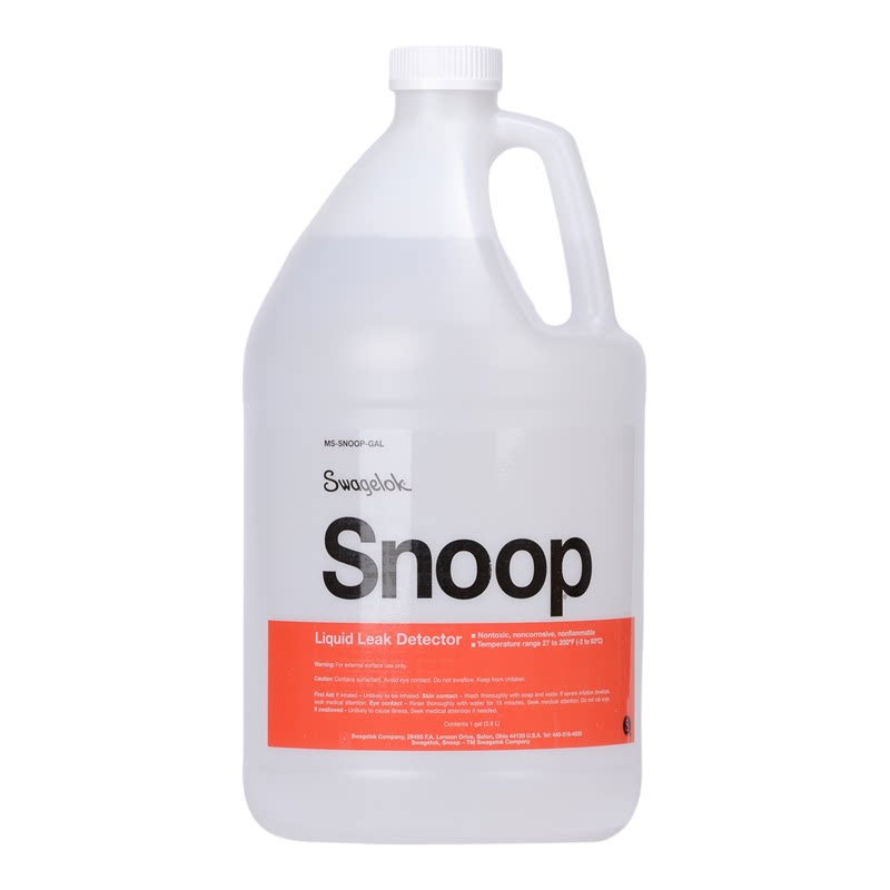 美国世伟洛克 swagelok工业气体液体检漏液MS-SNOOP-8OZ 测漏液