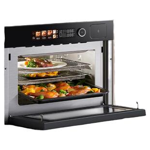 苏泊尔UW50电烤箱蒸烤一体机嵌入式蒸烤箱蒸烤炸二合一烘烤箱