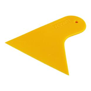 KTM汽车贴膜工具玻璃墙纸贴膜黄色三角小刮板塑料小刮片改色膜