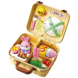mimiworld贪吃萌宠野餐盒宠物厨房过家家女孩玩具儿童新年礼物