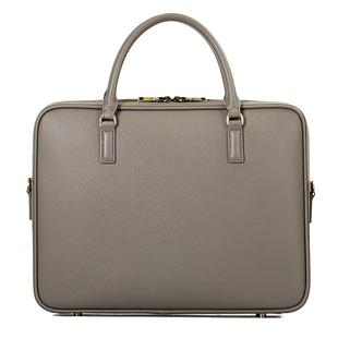 GIONAR手提包商务通勤大容量电脑包高级感防水女士真皮公文包男款