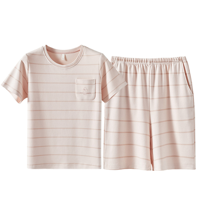 恒源祥睡衣女夏季纯棉短袖长裤