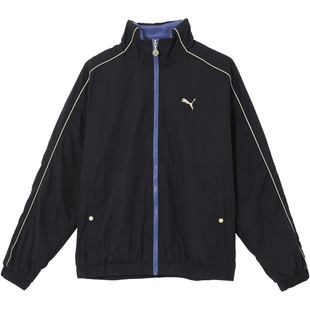 加绒复古立领梭织夹克男宽松保暖隔冷外套631414彪马puma官方奥莱