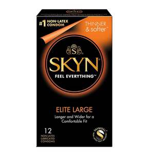 SKYN进口优质非乳胶不过敏 加大号安全套无乳胶味超薄56mm避孕套