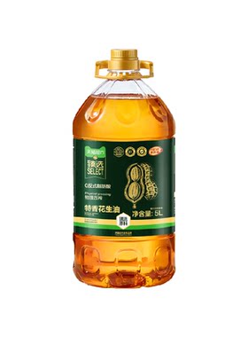 猫超臻选物理压榨特香花生油5L