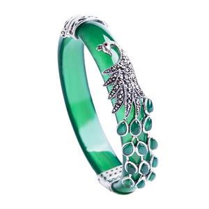 纯银天然白玛瑙玉髓北京景泰蓝