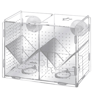 鱼缸隔离盒孔雀鱼繁殖盒产房小鱼苗孵化器隔离网亚克力乌龟隔离箱