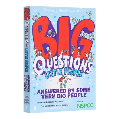 英文原版 Big Questions From Little People 孩子提问题 大师来回答1 儿童亲子共读趣味科普文学 英文版 进口英语原版书籍