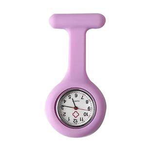 护士表女款防水别针款挂表简约硅胶怀表学生电池考试医生用胸怀表