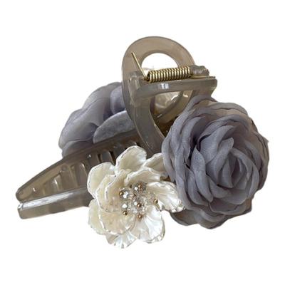 见花则喜~温柔氛围感山茶花抓夹