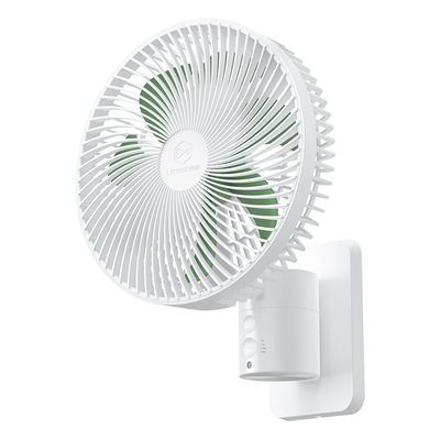 柠萌自动摇头壁挂风扇免打孔