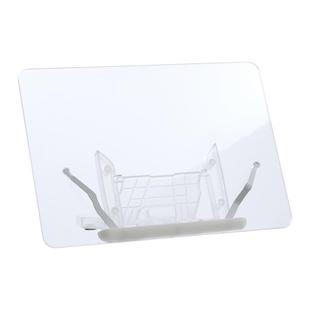 留白阅读书架看书支架桌亚克力透明学生多功能读书立书夹iPad支架